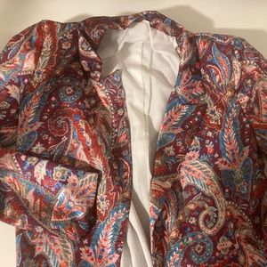 Pink Paisley Blazer